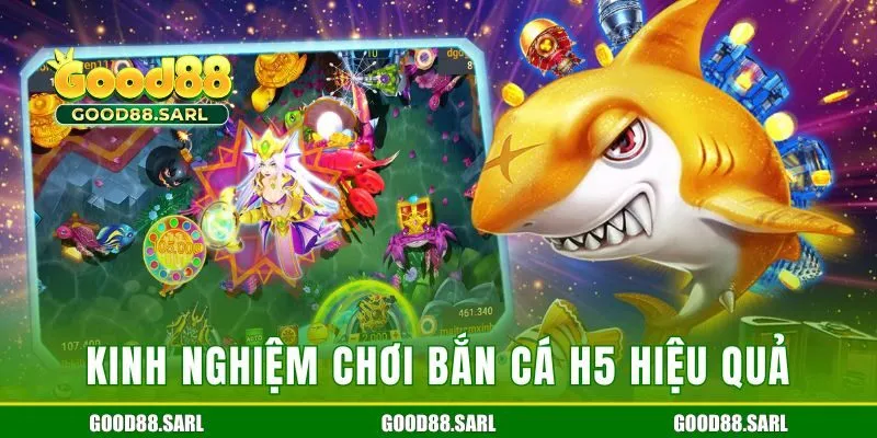Kinh nghiệm chơi bắn cá H5 cực hiệu quả trên GOOD88